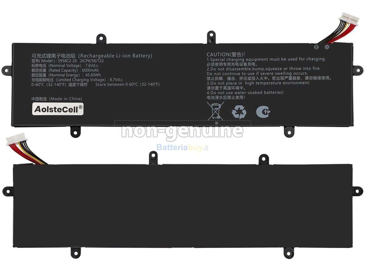 Batteria per Mechrevo 5958C2-2S