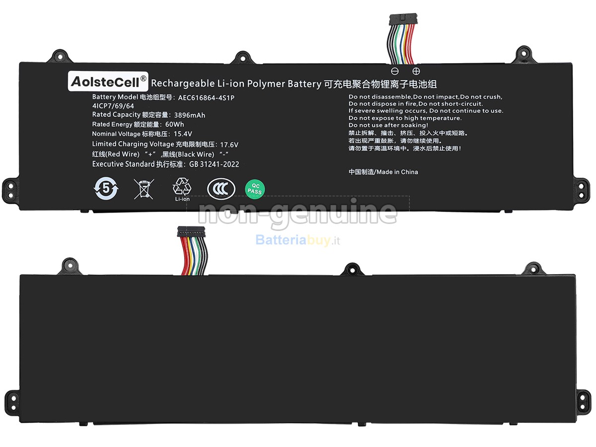 Batteria per Mechrevo 16-7602