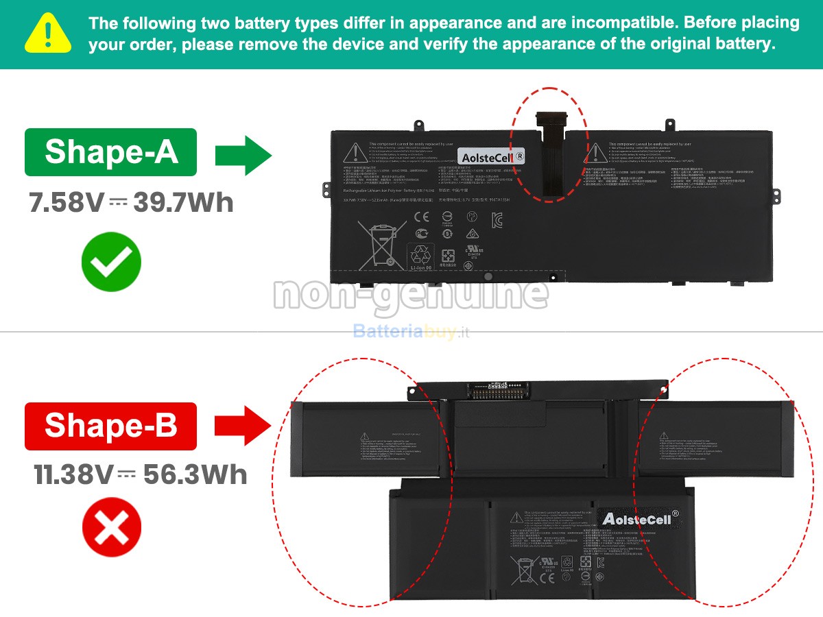 Batteria per Microsoft Surface LAPTOP STUDIO 1943