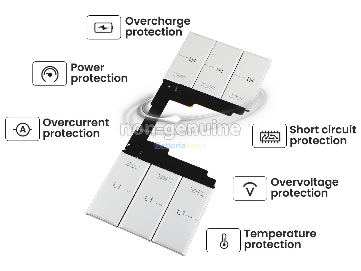 Batteria per Microsoft Surface BOOK 2 1832
