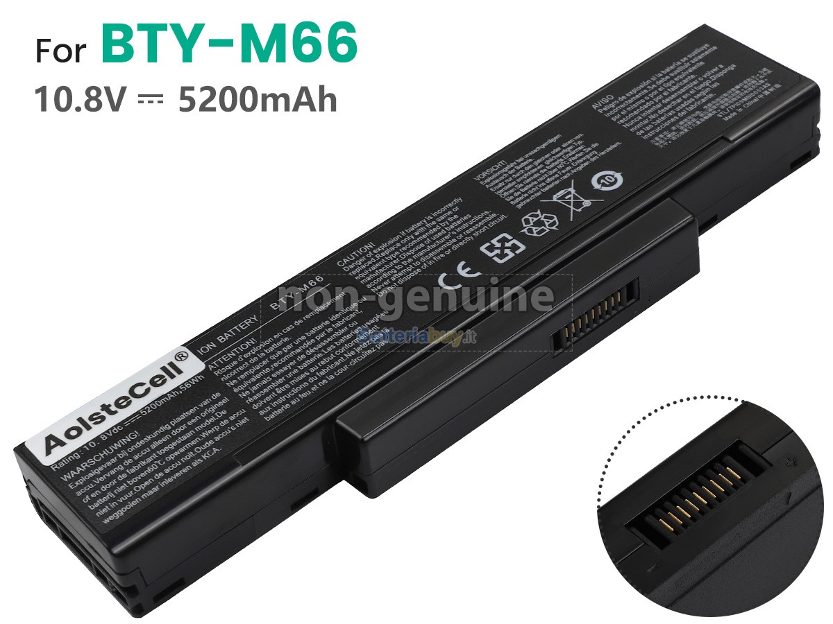 Batteria per MSI GX623X
