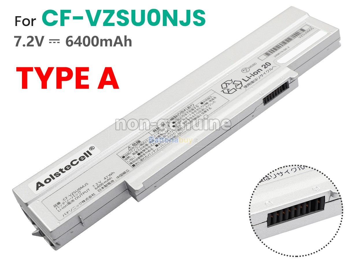 Batteria per Panasonic CF-VZSU0SJS