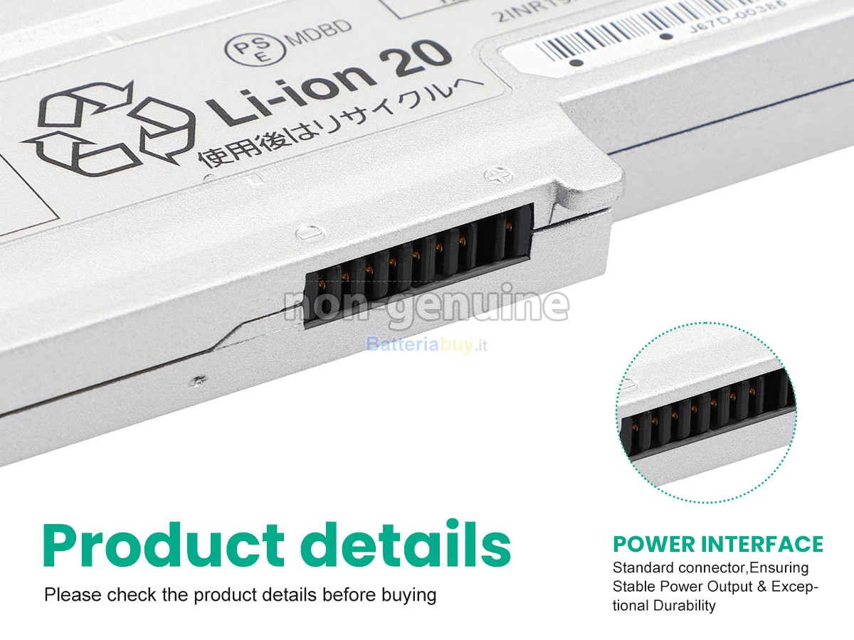 Batteria per Panasonic CF-VZSU0SJS