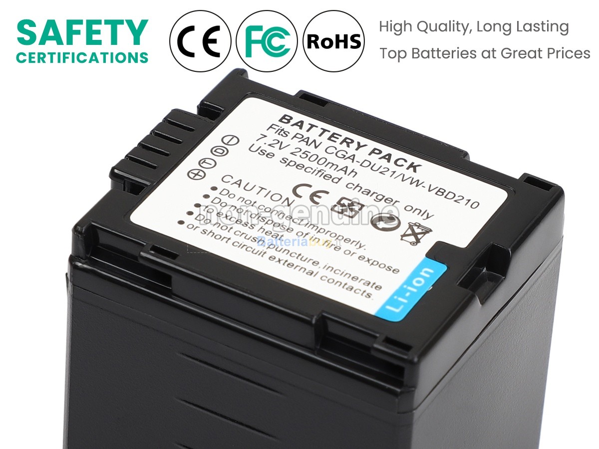 Batteria per Panasonic CGA-DU21E/1B