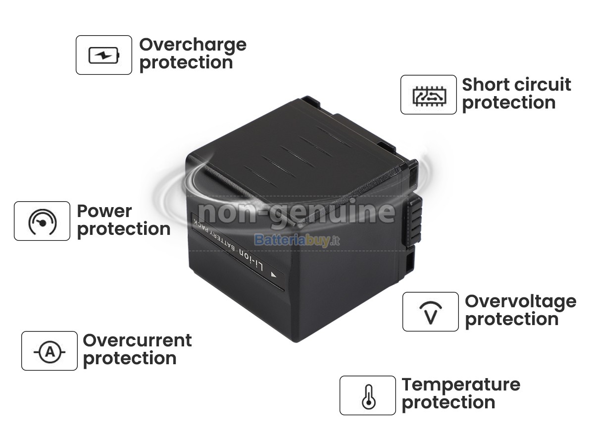 Batteria per Panasonic CGA-DU21E/1B