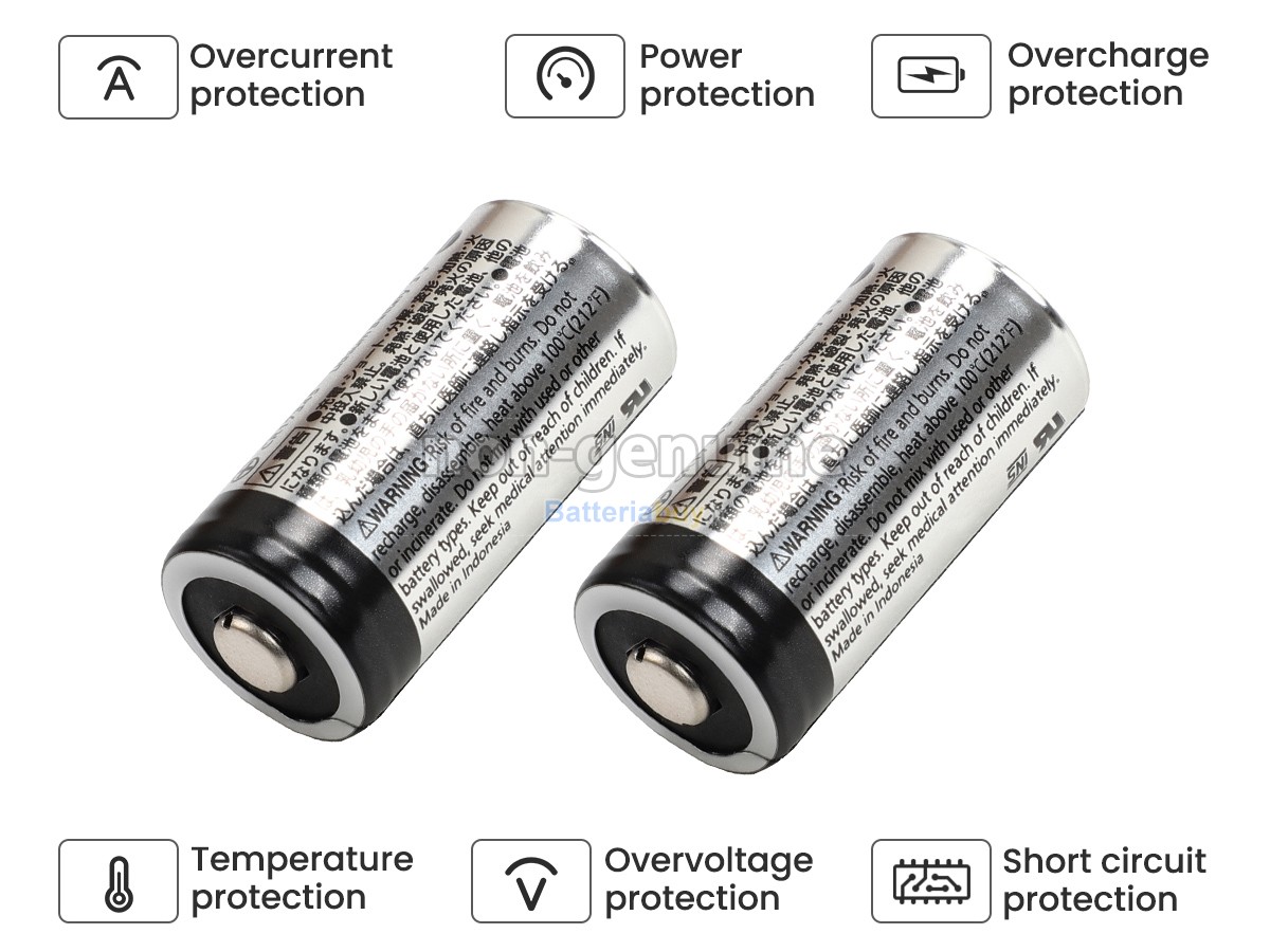 Batteria per Panasonic CR123A