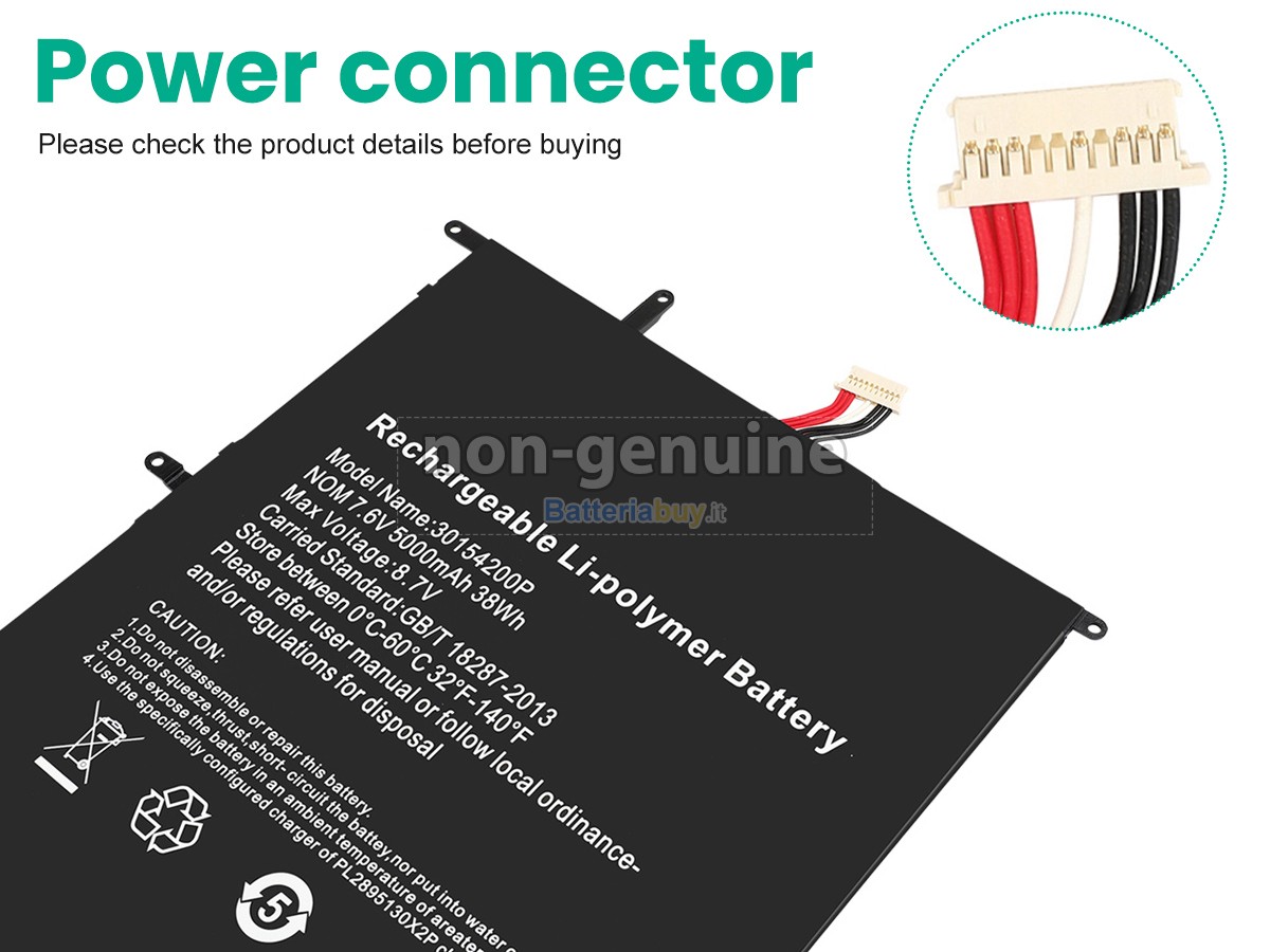 Batteria per Teclast F7 PLUS