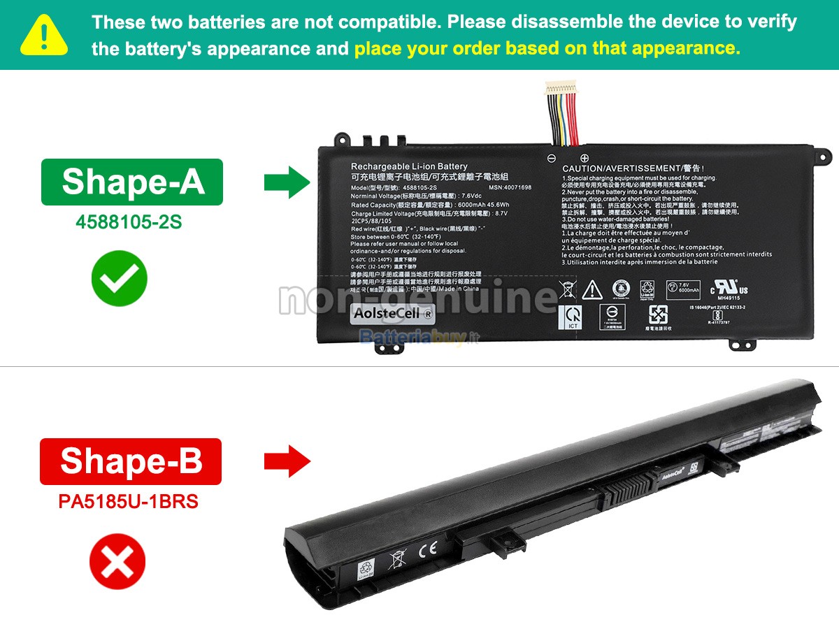 Batteria per Toshiba Satellite C50D-B02G
