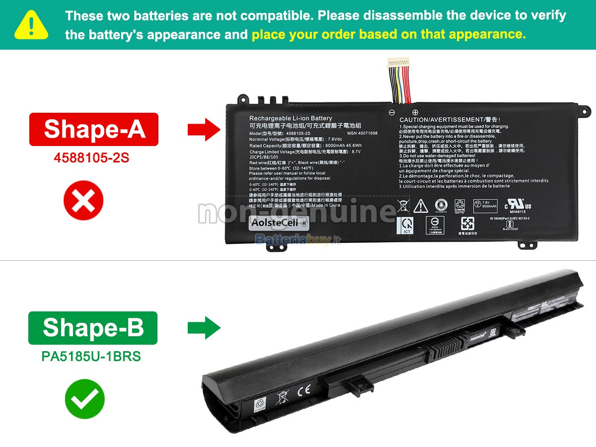 Batteria per Toshiba Satellite C50D-B02G