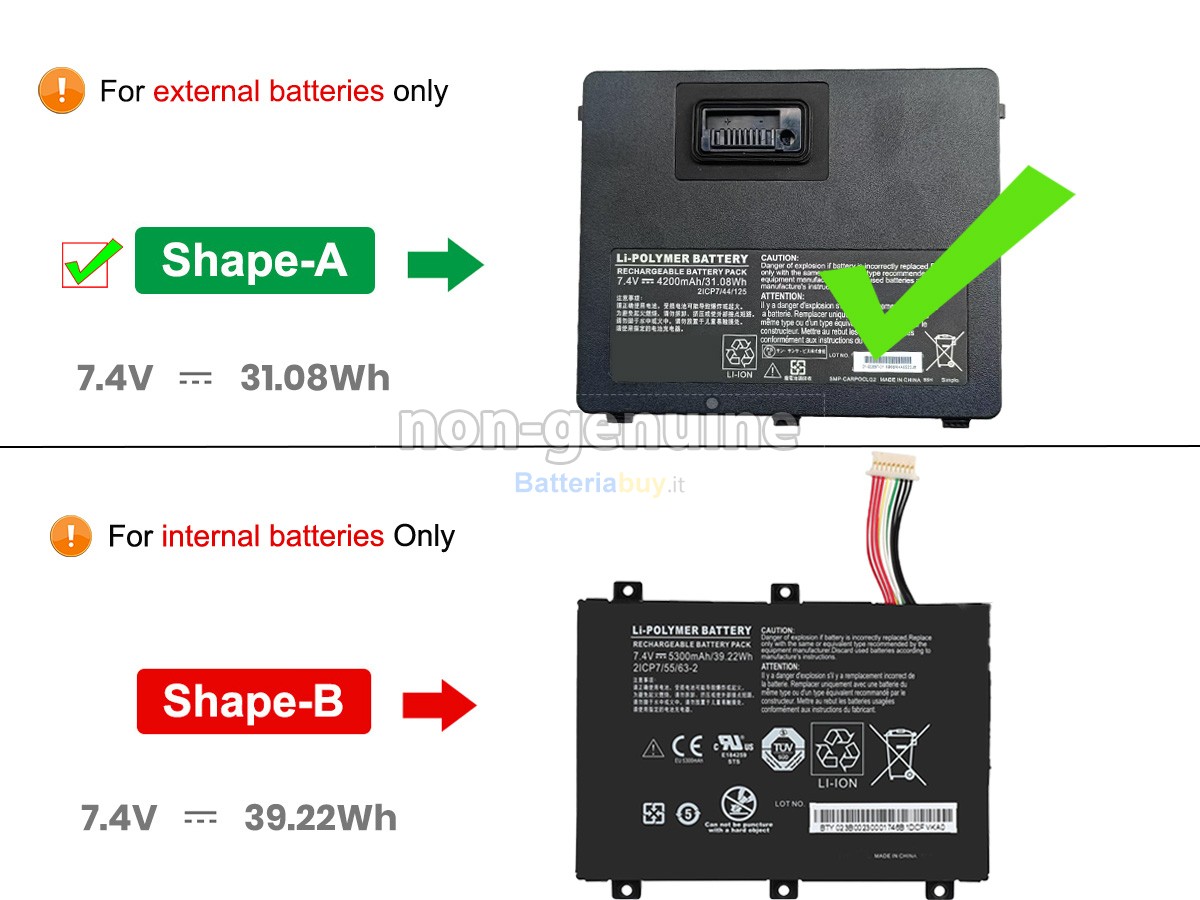 Batteria per Xplore XSLATE D10