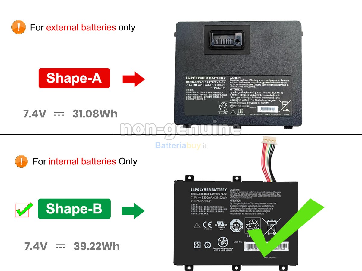 Batteria per Xplore XSLATE D10